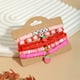 thumbnail image 3 of Bohemio Pulsera Mujeres Cute Strawberry Beaded Pulsera Letra Beaded Stretch Pulsera Verano Playa Accesorios, 3 of 6