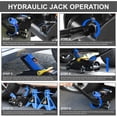 thumbnail image 4 of Combo de servicio de carro hidráulico y conector de piso de 2 toneladas DNA MOTORING, 4 of 7