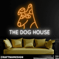 thumbnail image 2 of Craftnamesign The Dog House Neon Sign, Dog Room Wall Decor, Pet Shop Wall Art, 2 of 4