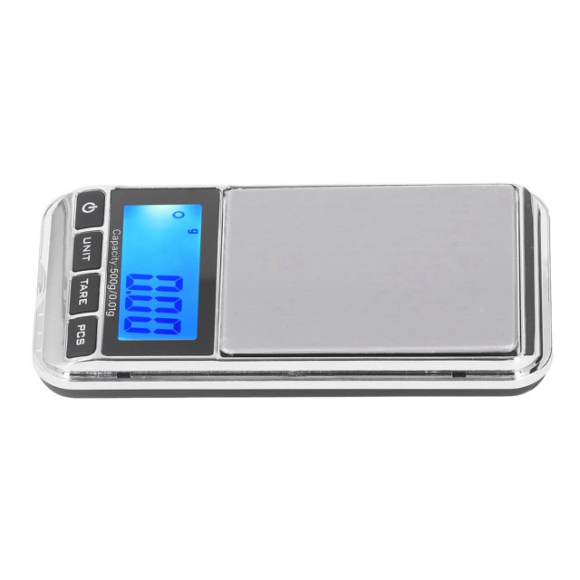 Digital Pocket Scale, High Accuracy Jewelry Gram Scale with LCD Display, Digital Food Scale Portable Mini Jewelry Scale Powder Scale Coffee Scale for Jewelry Shop Home