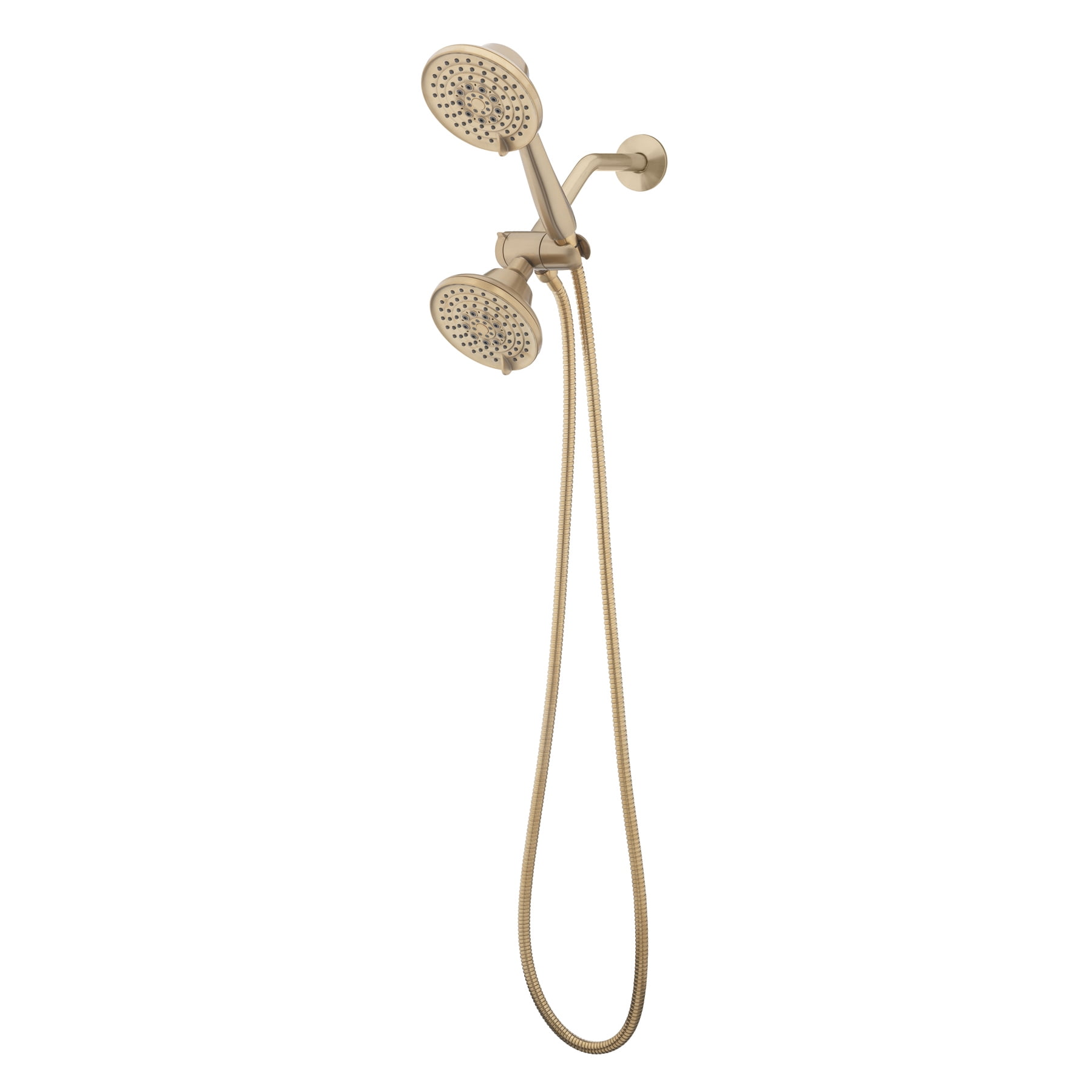 Better Homes & Gardens Holbrook 6 Setting Combo Showerhead, Brushed Brass