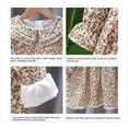 thumbnail image 6 of Yidarton Girls Long Sleeve Dress 2022 Autumn New Baby Girl Floral Princess Dress Foreign Style Children's Clothing 110CM, 6 of 9