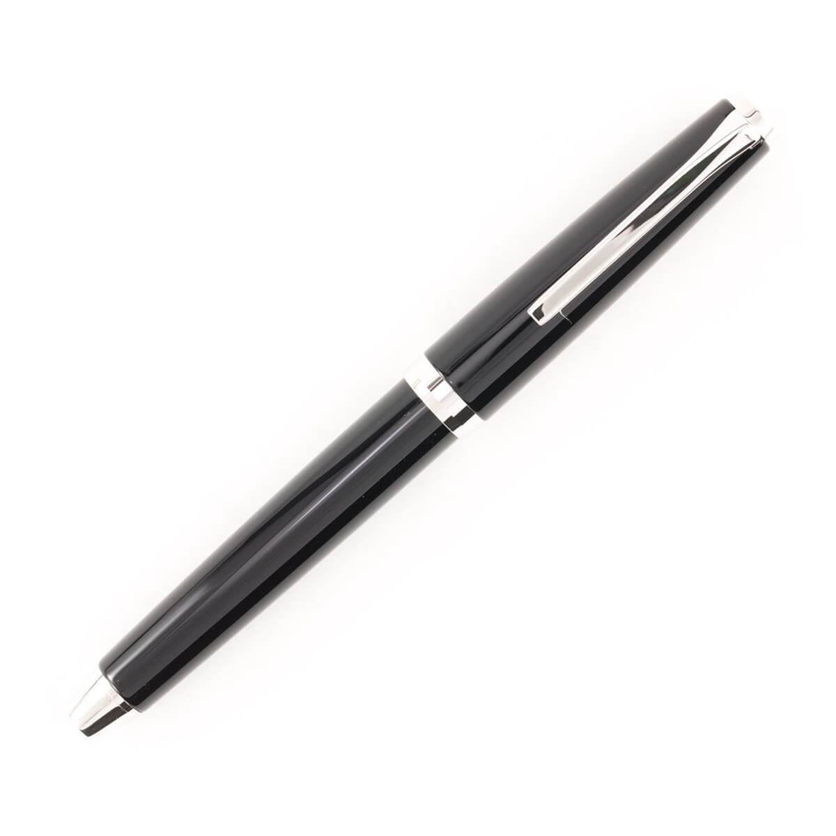 Pilot Metal Falcon Black Fountain Pen - Extra Fine