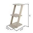 thumbnail image 4 of Flora Bunda 19"H 3-Tier Foldable Shelf Grey - Wood, 4 of 4