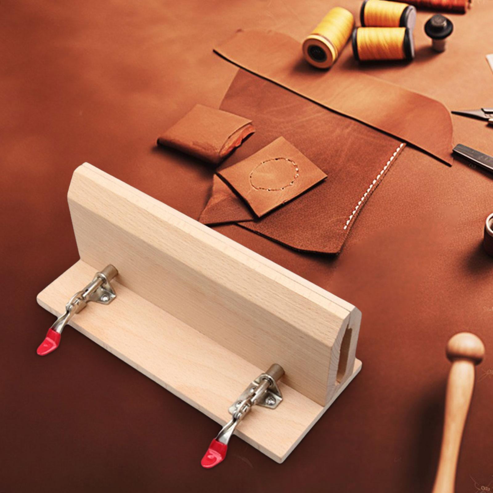amagogo Wood Leathercraft Clamp Adjustable Retaining Clip for Suturing Carving Belts