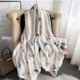 thumbnail image 2 of AVEKI Womens 100% Large Mulberry Silk Scarf Long Satin Scarf Fashion Designer Scarf Lightweight Wraps, 2022423-01, 2 of 5