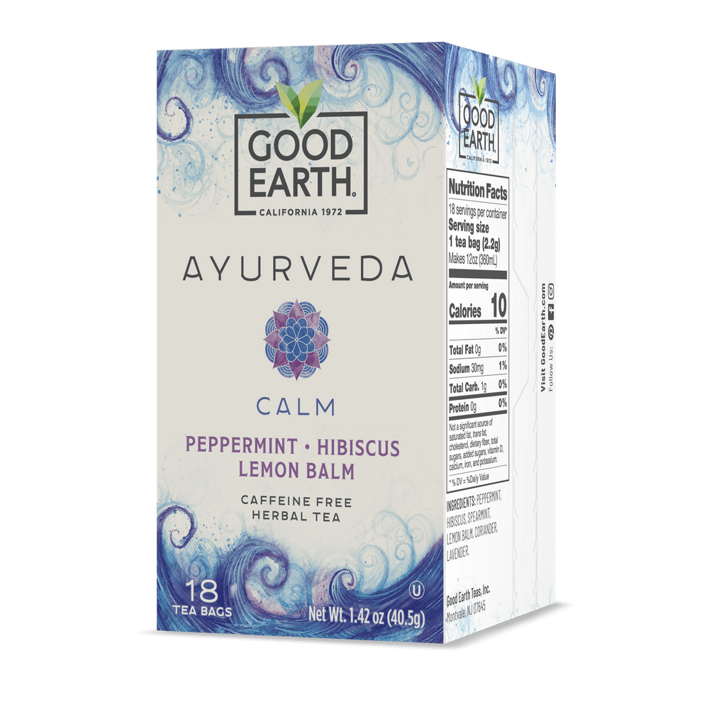 Good Earth, Ayurveda Pitta Calm, Herbal Tea, Tea Bags, 18 Ct. Walmart