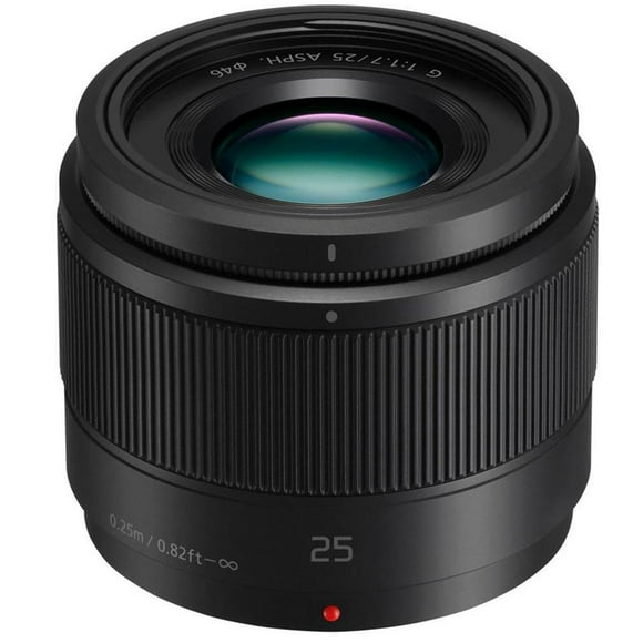 Lente Panasonic Lumix G 25mm F1.7 Asph Micro Four Thirds Negro multicolor