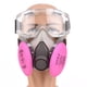 thumbnail image 4 of Respirador Irfora Máscara de media cara reutilizable con filtro P100 2091 Cubierta de media cara con gafas 6200 Máscara de gas Protección respiratoria Respiradores para decoración de pintura orgánica Irfora Respirador, 4 of 7