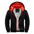 thumbnail image 2 of SBYOJLPB Men Coats Clearance Mens Hoodie Winter Warm Villus Zipper Sweater Jacket Outwear Coat, 2 of 5