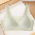 thumbnail image 6 of YYV Adjustable Strap Plus Size Push up Bras for Women Tshirt Bras for Women No Underwire Breathable Seamless Bra Ice-Silk Seamless One-Piece Lift Bra Solid Color Breathable Fixed Cup Removable, 6 of 7