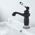 thumbnail image 4 of Bathroom Faucet, Single Lever Bathroom Faucet Chrome(black), 4 of 5