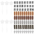 thumbnail image 4 of Tubos de cuentas para el cabello DIY para hombres y mujeres, de aleación de resina, para rastas, barba, accesorios para fiestas y citas, color plata., 4 of 14