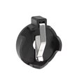 thumbnail image 3 of Unique Bargains 6 Pcs 2 Terminals Round Horizontal Coin Button Battery Holder Black for CR2032, 3 of 4