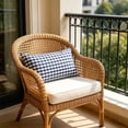 thumbnail image 6 of LEHOZIHEQ Plaid Pillows Case, Blue Plaid Decorative, 11.8×19.7 Inch Farmhouse Gingham Square Cushion Case, for Indoor Couch Bed or Outdoor Porch Patio, 6 of 6