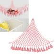 thumbnail image 4 of Stuffed Animal Storage Net, Easy To Install Toys Storage Hammock  Space Saving Durable  For Home Dark Pink, 4 of 8