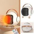 thumbnail image 6 of EUDIDV Portable Room Heater Household Desktop Heater , Heating And Cooling, Airflow Cooler, Warmer, Super Wind Speeds, Suitable For Home Office, Bedroom,With Remote Control Electric Heater, 6 of 7