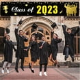 thumbnail image 1 of CEHVOM 2023 Graduation Decoration Banner Class Congrats Graduation Porch Sign Photo Background 300x50cm, 1 of 7
