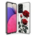 thumbnail image 3 of MUNDAZE Samsung Galaxy A11 White Marble Red Roses Double Layer Phone Case Cover, 3 of 5