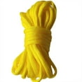 thumbnail image 1 of Nvzi 2 cordones de nailon trenzado de 4 mm para acampar, hamacas, tendederos, senderismo y pesca, 3 yardas, color amarillo, 1 of 5