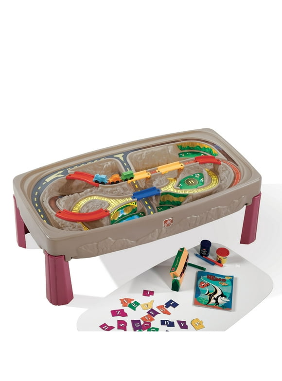 Step2 Deluxe Canyon Road Play Train Table Ages 2 to 6 Years