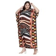 thumbnail image 3 of Oussum Caftan pour Femmes Longue Robe Maxi Caftan Manches 3/4 Robes pour Dames Filles, 3 of 7
