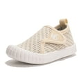thumbnail image 2 of kkdom Toddler Shoes Boys Girls First-Walking Shoes Running Walking Tennis Shoes Beige 8 Toddler, 2 of 5