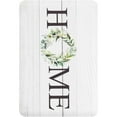 thumbnail image 2 of Unique Loom Comfort Mat Collection - Home (2'  x 3' Rectangle White/Green), 2 of 5
