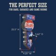 thumbnail image 3 of Licensed Pepsi Cola Bottle Double-Sided LED Plaque 25" Vintage Light Up Wall Decor Retro Soda Logo Marquee Sign for Man Cave Bar Garage Game Room Battery Powered Metal Wall Art, 3 of 7