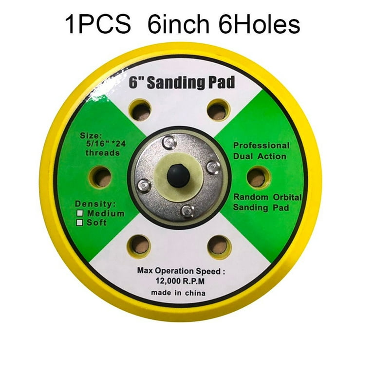Sanding Discs 5/16 X 24 Male Thread Orbital Sander Pad Hook Loop Hole  Grinder