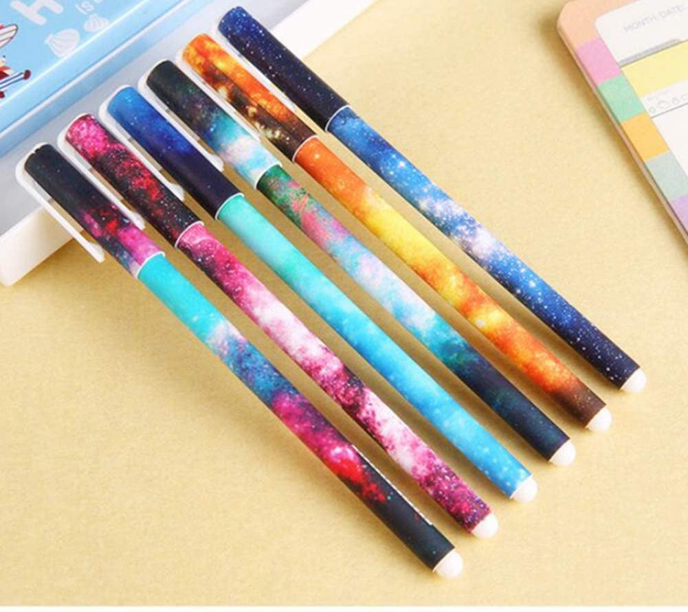 DOXISHRUKY 10 Colored Pens, Cute Pens for Girls, 10 Pcs Kawaii Pens Roller  Ball Fine Point Pen Set for Kids Girls Children Students Teens Gifts (001