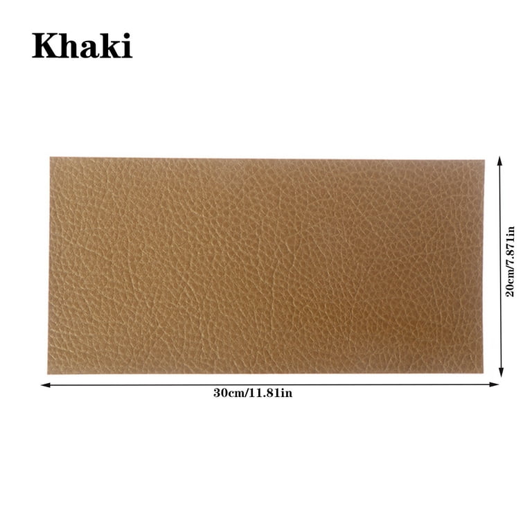Self Adhesion Litchi Faux Synthetic Leather Repair Patches PU Sofa