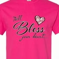 thumbnail image 4 of Inktastic Well Bless Your Heart with Floral Print T-Shirt, 4 of 5