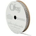 thumbnail image 2 of (4 pack) Offray Ribbon, Silver 1/8 inch Metallic Ribbon, 12 feet, 2 of 10