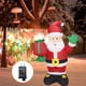 thumbnail image 4 of Papá Noel Inflable Bolsillo De Soplado Papá Noel Para El Adaptador De Los EE. UU. Del Patio Hugo Santa Claus inflable, 4 of 9