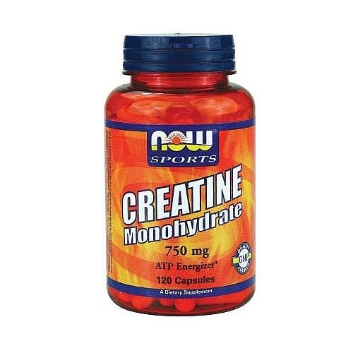 NOW Sports Creatine Monohydrate Capsules, 120 Ct