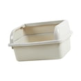 thumbnail image 3 of Open Top Pet Litter Tray with High Sides Cat Litter Box Reusable Large Space Small White, 3 of 8