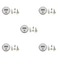 thumbnail image 1 of Destyer Reliable Combination Cam Lock Tongue Camlock for Mailbox Cabinet Door Gold 20mm 5Set, 1 of 6