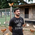 thumbnail image 4 of Mens Local Egg Dealer T Shirt Funny Easter Sunday Eggs Joke Tee for Guys Graphic Tees, 4 of 9