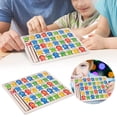 thumbnail image 1 of Montessori Wooden Alphabet Number Puzzle Board Educational Toy for Toddlers Fine Motor Skills Development Game, 1 of 6
