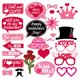 thumbnail image 5 of 25 unidades/juego de accesorios para fotomatón del Día de San Valentín, decoraciones para el Día de San Valentín para novia, vacaciones, fiesta de, 5 of 9