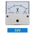 thumbnail image 1 of DH-80 Pointer DC Voltmeter Analog Voltmeter Pointer Panel Meter Voltage Meter DC 30V, 1 of 9