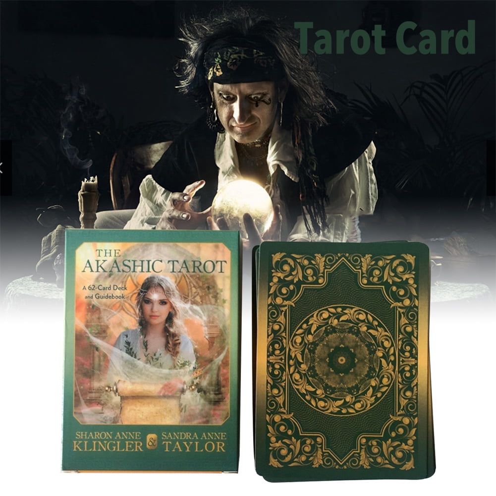 ATATMOUNT The Akashic Tarot 62 Baraja de Cartas Leer Destino Fiesta Familiar Juego de Mesa Oracle Playing Cards