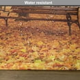 thumbnail image 6 of Ambesonne Fall Place Mats Set of 4, Misty Autumn Park Rustic, Standard Size, Orange Brown, 6 of 6