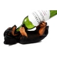 thumbnail image 3 of Ebros Black & Tan Sausage Wiener Dachshund Dog Wine Bottle Holder Figurine 11"L, 3 of 9