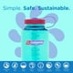 thumbnail image 3 of Botella de agua Nalgene Sustain Tritan Surfer, sin BPA, 946 ml, 3 of 6