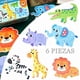 thumbnail image 1 of Jigsaw Puzzle Toy, 6 patrones animales animales bebé rompecabezas rompecabezas, 1 of 7