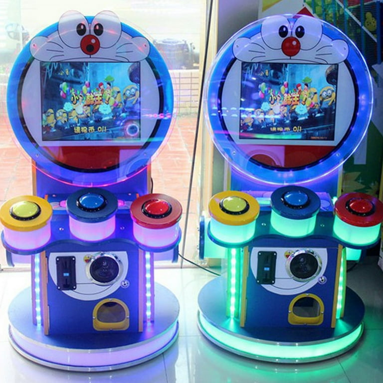 100mm Illuminated Arcade Button With Microswitch - LED Dome For MAME, JAMMA, Pop'n Music Cabinets