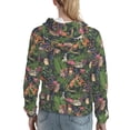 thumbnail image 7 of Daiia Forest Animals And Plants Pattern Women's Fashion Hoodies & Sweatshirts with Kangaroo Pocket Hooded Sweatshirt with Eye-catching Drawstrings-Medium, 7 of 7