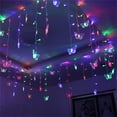 thumbnail image 4 of putnchl Costyle 110 V Butterfly LED String Curtain Lights Lights Christmas Wedding Party Decor 3.5 M, 4 of 5